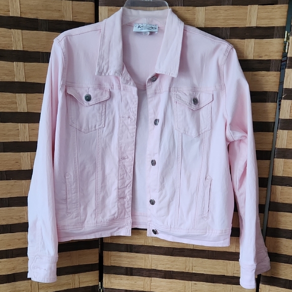 r & b Jackets & Blazers - Pink Jean Jacket Denim Style
